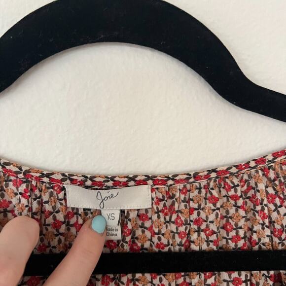 Joie Cotton Boho Printed Blouse - Picture 4 of 7